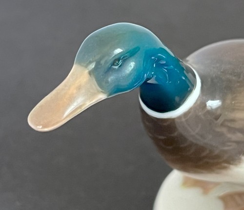ROSENTHAL MALLARD DUCK COPPIA DI HIMMELSTOSS CIRCA 1960 FIGURINE UCCELLINI - Foto 3 di 5
