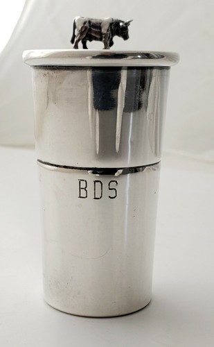 STERLINGSILBER SCHUSSBECHER SHREVE CRUMP & NIEDRIG / BULL & BÄR BÖRSENMARKT - Bild 2 von 3