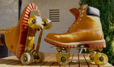 Timberland boots Custom Roller skates hiphop ...