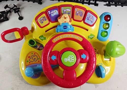 VTech Turn and Learn Driver Baby Toy + Spark Create Imagine Stroller Driver