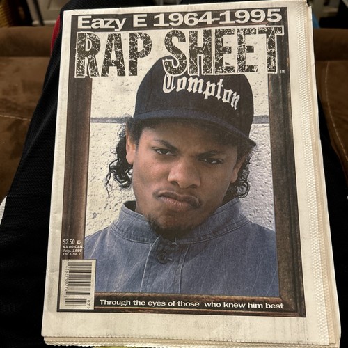 EAZY E MAGAZINE RARE July 1995 Rap Sheet Vol.3 No.7 eBay