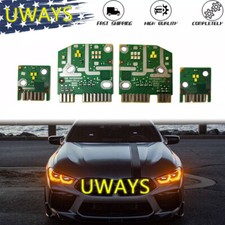 AMBER ANGEL EYE DRL LED BOARDS FOR BMW F91 F92 F93 M8 2019-2024 HEADLIGHT