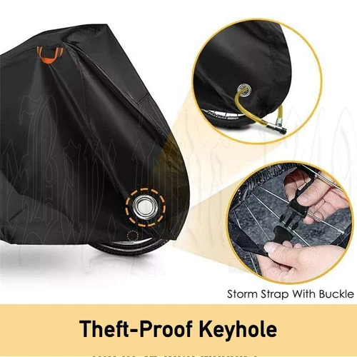 Waterproof Rain Dust Bike Bicycle Cycling Outdoor Cover Protector UV Resistant - Picture 8 of 13