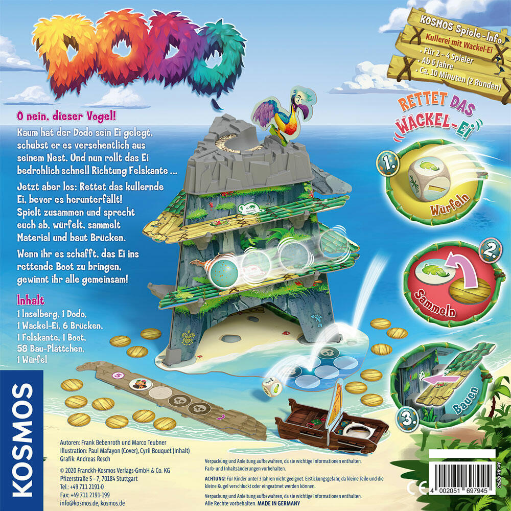 Thumbnail - Kosmos Dodo - Rettet Das Ei Familienspiel Spielen Brettspiel Spiel Ab