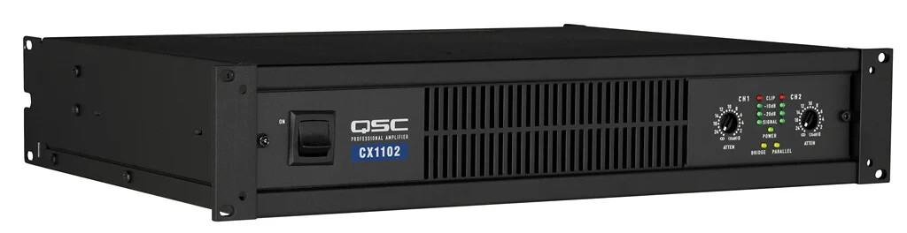 CX302V QSC パワーアンプ DIRECT 70V AMPLIFIER Lot of (2) QSC CX302V Two-Channel Direct 70V Power Amplifier