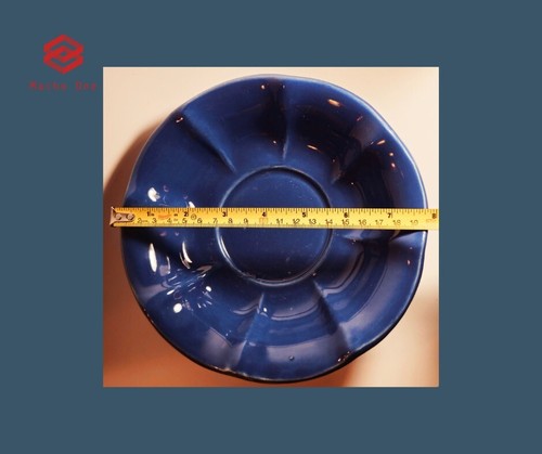Tazón de jarra pequeña azul vintage McCoy China racimo de uvas EE. UU. - Imagen 4 de 14