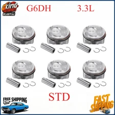 3.3L G6DH STD Piston & Ring Set For Hyundai Azera Kia Sorento Sedona 23041-3CFB0