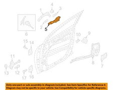 HYUNDAI OEM 18-23 Kona Electric Front Door Lock Hardware-Handle Base 82655J9000