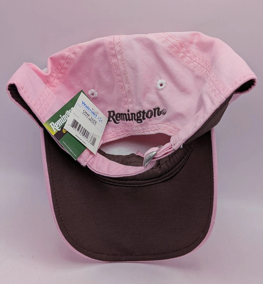 全新 Remington 1816 粉色女式闪亮水钻棒球帽帽子枪带 — 第 4/4 张图片