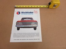 1965 Studebaker Commander Daytona Cruiser sales brochure 12 pg ORIGINAL