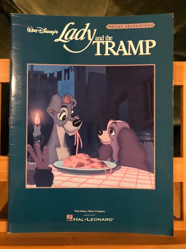 Belle Clochard Lady Tramp bande originale Disney partition chant piano Hal Leon. - Photo 1/1