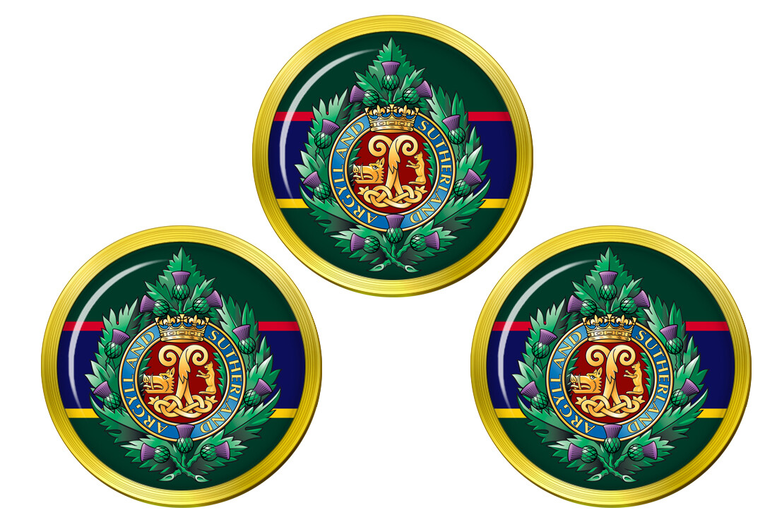 Argyll and Sutherland Highlanders, British Army Golf Ball Markers