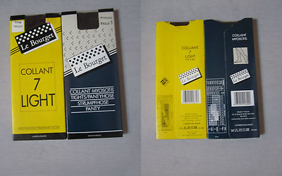 Collant Voile Fantaisie Le Bourget - Vintage, Fabriqué En France, Taille 1, Vison