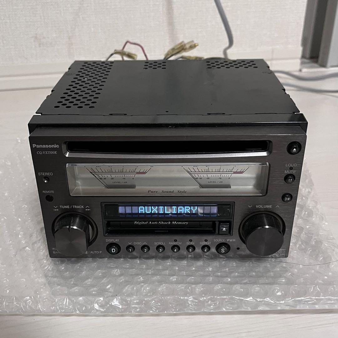 Panasonic CQ-VX5500KD Car Audio Black Limited Receiver Panasonic CQ-VX5500KD Car Audio Black Limited Receiver