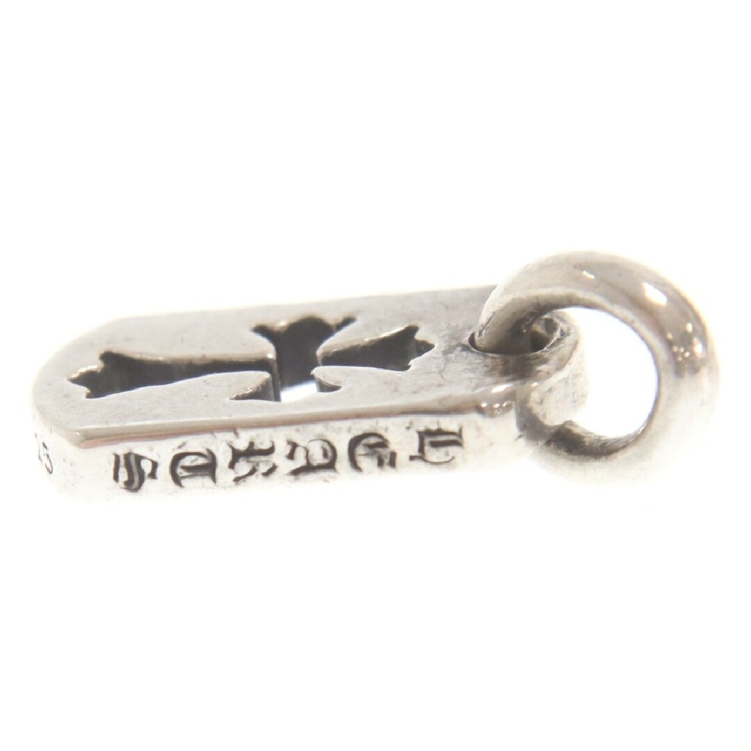 CHROME HEARTS DT TNY CO CRS Tiny Cut Out Cross Dog Tag Charm