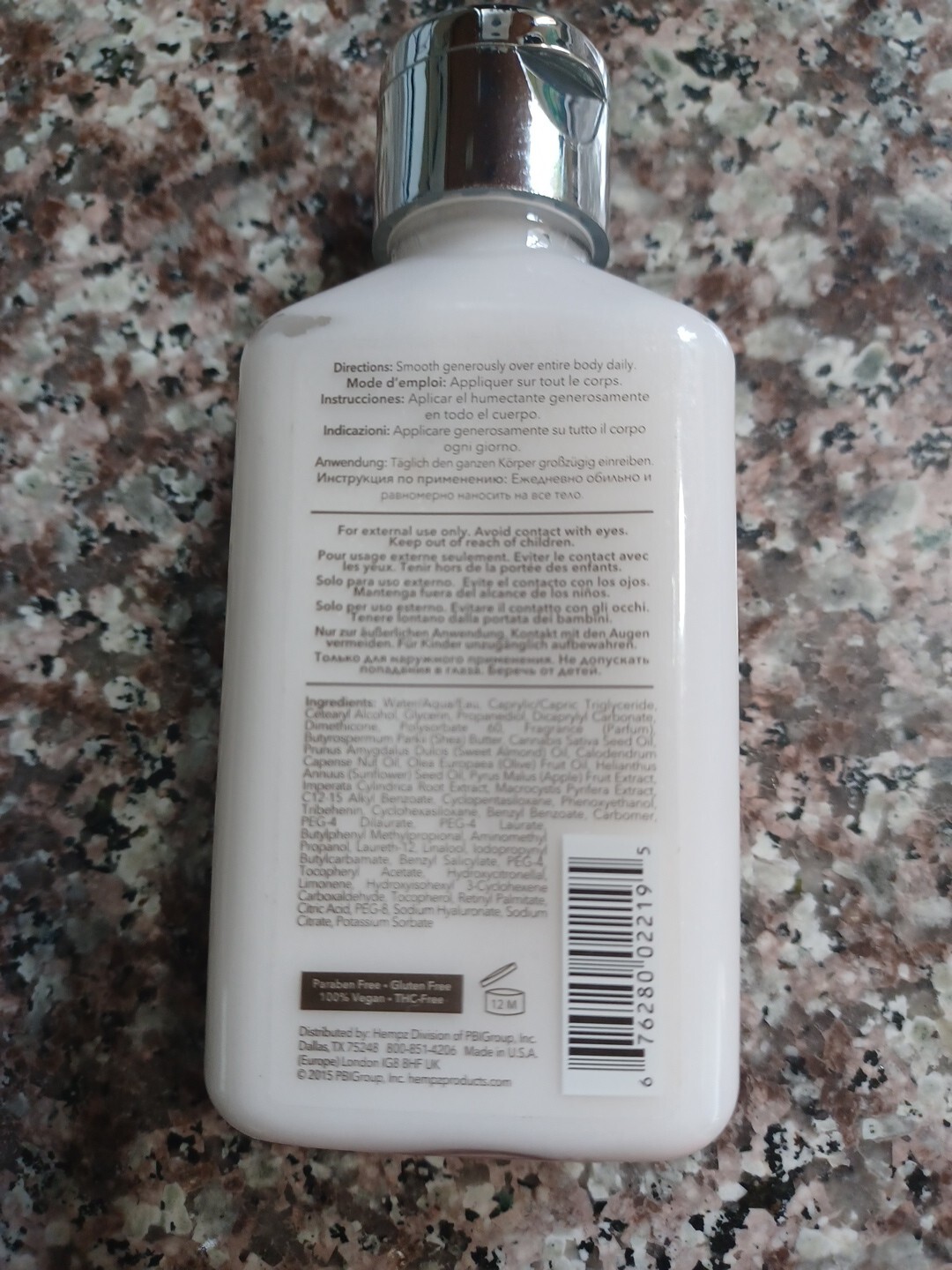 Hempz Triple Moisture  Peppermint Vanilla Pure Herbal Hemp Oil Moisturizer LE