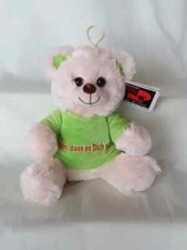 Plüschbär Teddy mit grünem Shirt: Schön, dass es Dich gibt  ca. 16 cm Morgenroth