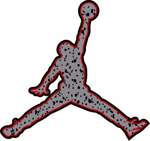 8x jumpman nike swoosh kit color vinyl decal sticker michael