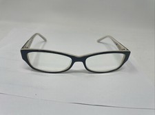 Vintage Safilo Elasta 5788 Eyeglasses Frame Only 0JPZ 130 Black Exterior Beige
