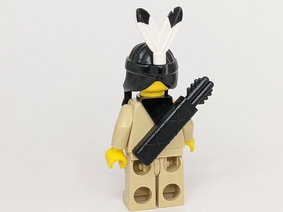 LEGO Western Indian Minifigura Minifigura Nativo Americano Arco y Carcaj Lote 018 Niña Foto 3 de 4