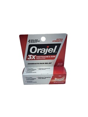 Orajel Toothache Relief 0.25 oz Floss Sun Fresh