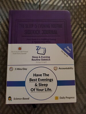 Habit Nest SLEEP & EVENING ROUTINE Bedtime Journal Book - Brand New Unused