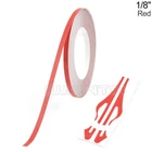 1/8" 3mm Red Pinstriping Pin Stripe DIY Roll Line Vinyl Decal Sticker 32feet
