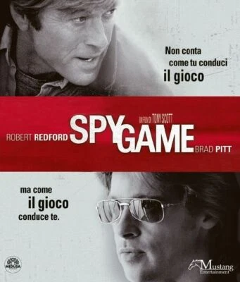 MUSTANG ENTERTAINMENT Blu-ray SPY GAME DVD Robert Redford Brad Pitt nuovo sigillato 2001