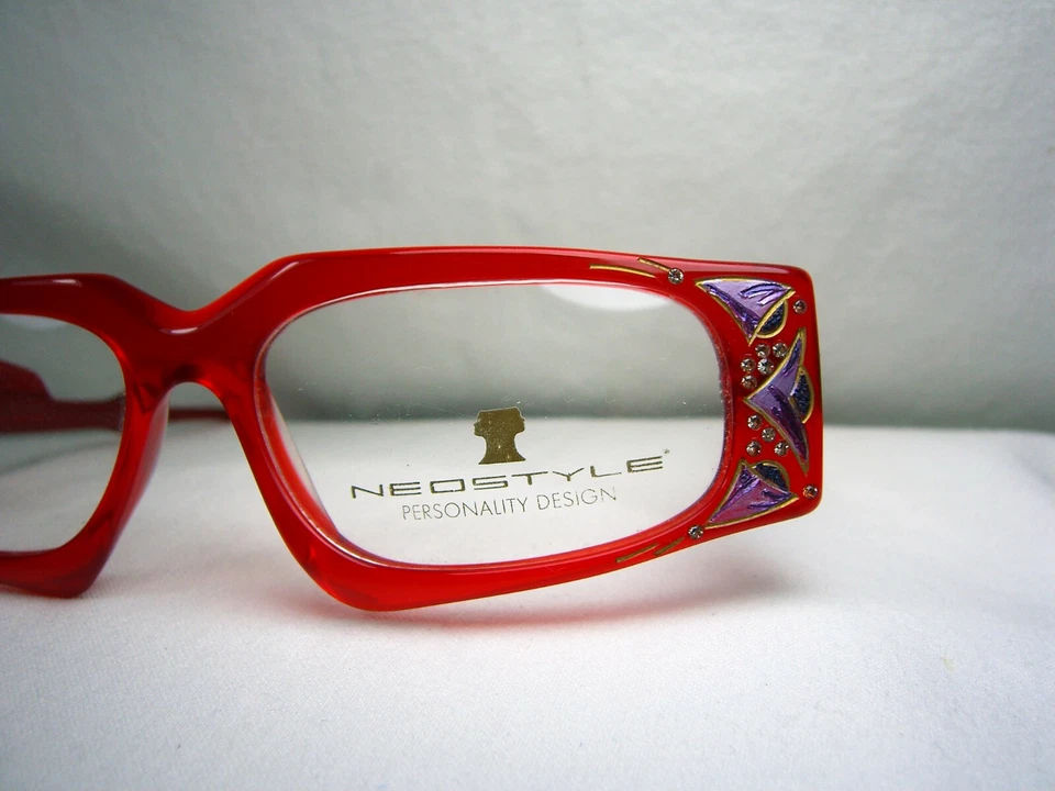 Gafas Neostyle monturas atípicas cuadradas ovaladas NOS mujeres sexy glamour vintage Foto 3 de 4