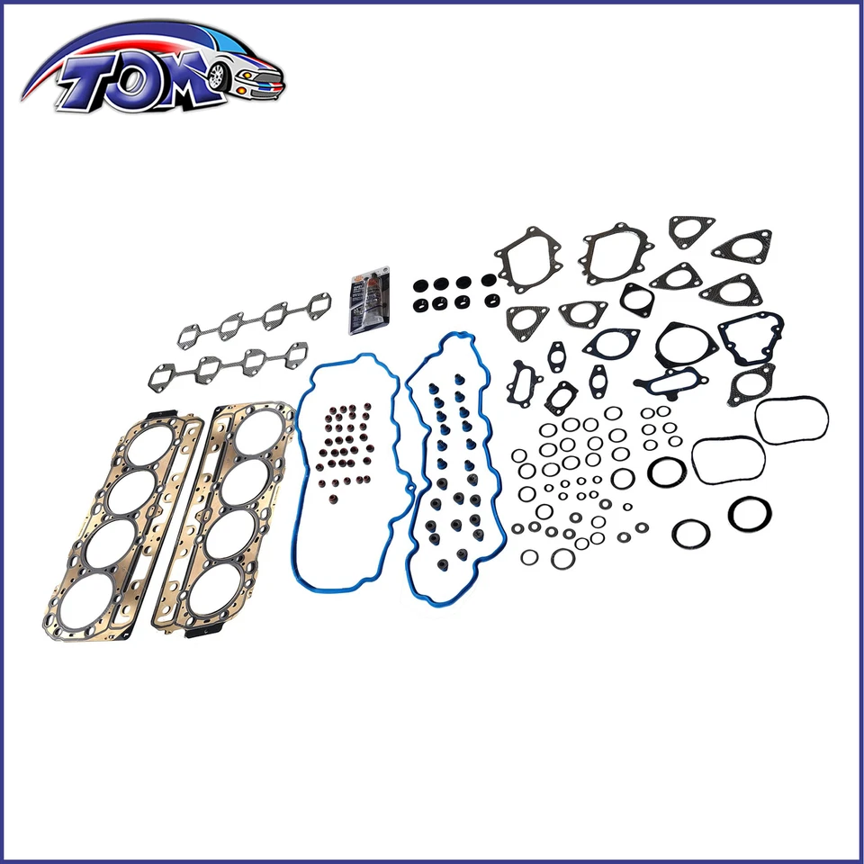 Conjunto de junta de cabeça 0,037 de espessura para Chevrolet Silverado 2500 HD 3500 Classic Sierra  - Imagem 3 de 4