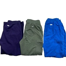 Figs Lot of 3 Cario Womens Size XL/T Green Blue Scrub Pants O13