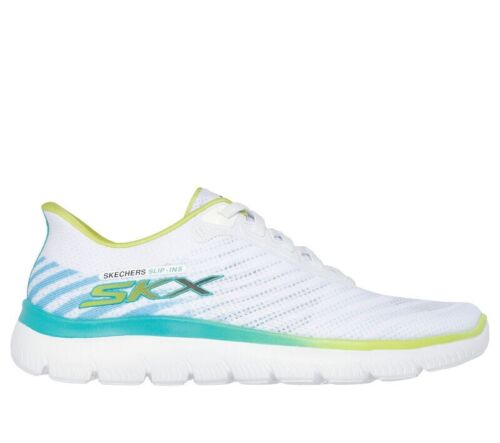 Skechers Slip-in Uomo Summits - Roenn 232967 Colore Bianco/Multi Nuovissimo - Foto 2 di 6
