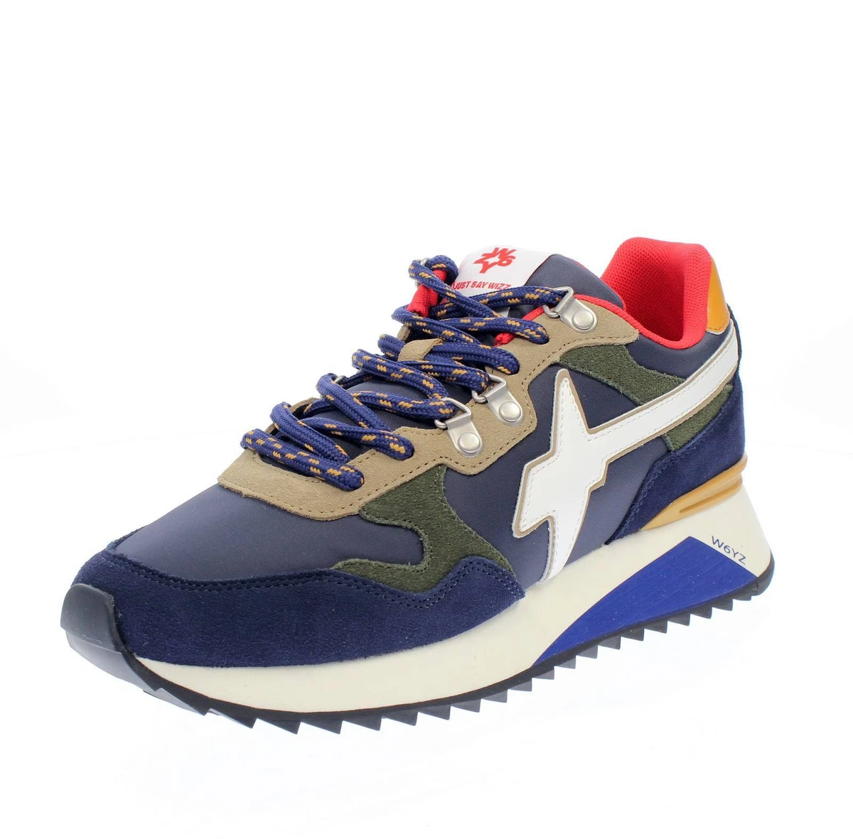 W6yz Wizz Yak Sneakers Suede Nylon Blu Taglia 43 Scarpe Uomo