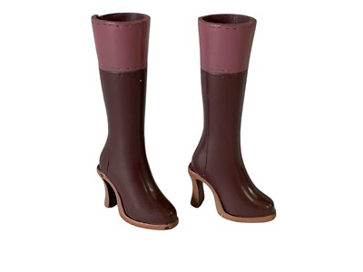 My Scene MASQUERADE MADNESS Kennedy Doll Replacement Brown High Heel Boots Shoes