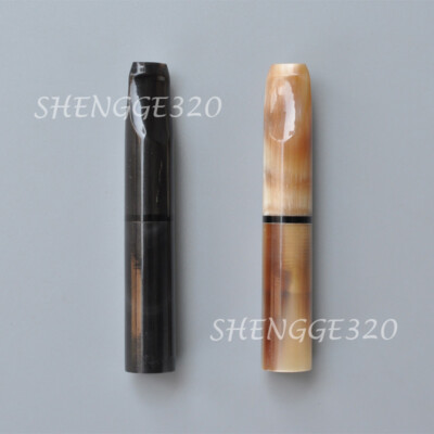 cigarette stem holder Ox Horn Stem Cigarette Holder 9mm Filter Natural Material Smoking Pipe  Extender
