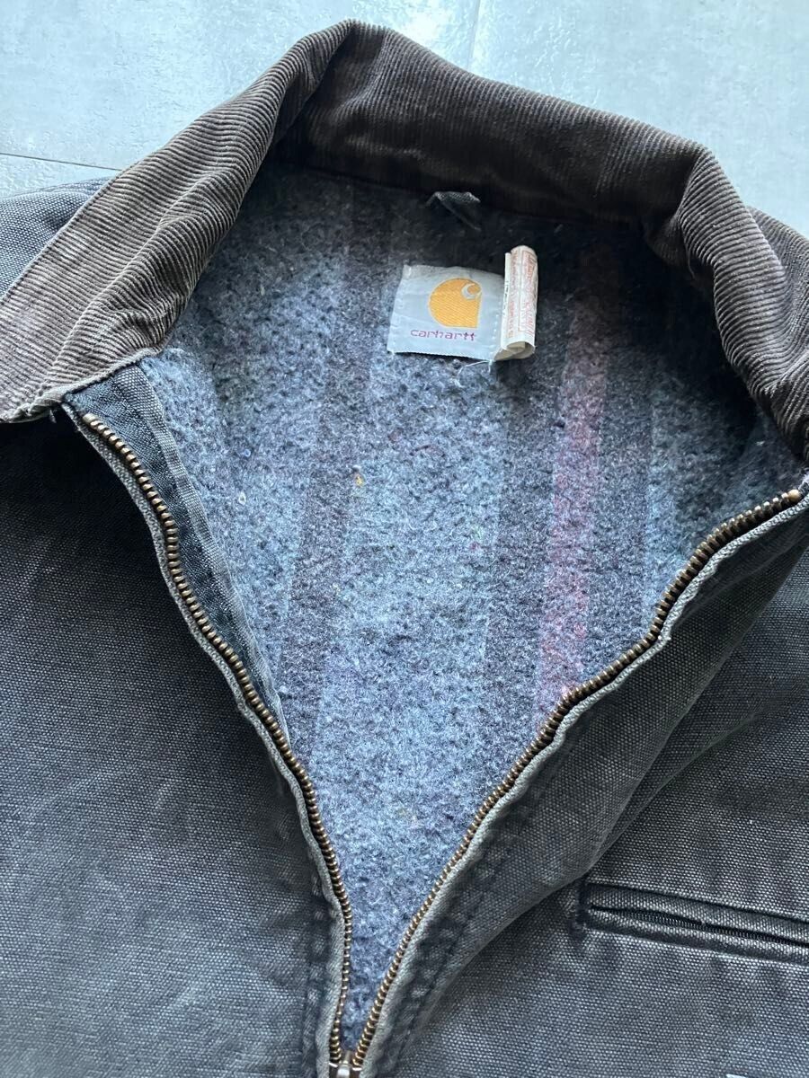 80s USA made Carhartt Detroit Jacket JB105 Black Size 50 80s USA made Carhartt Detroit Jacket JB105 Black Size 50