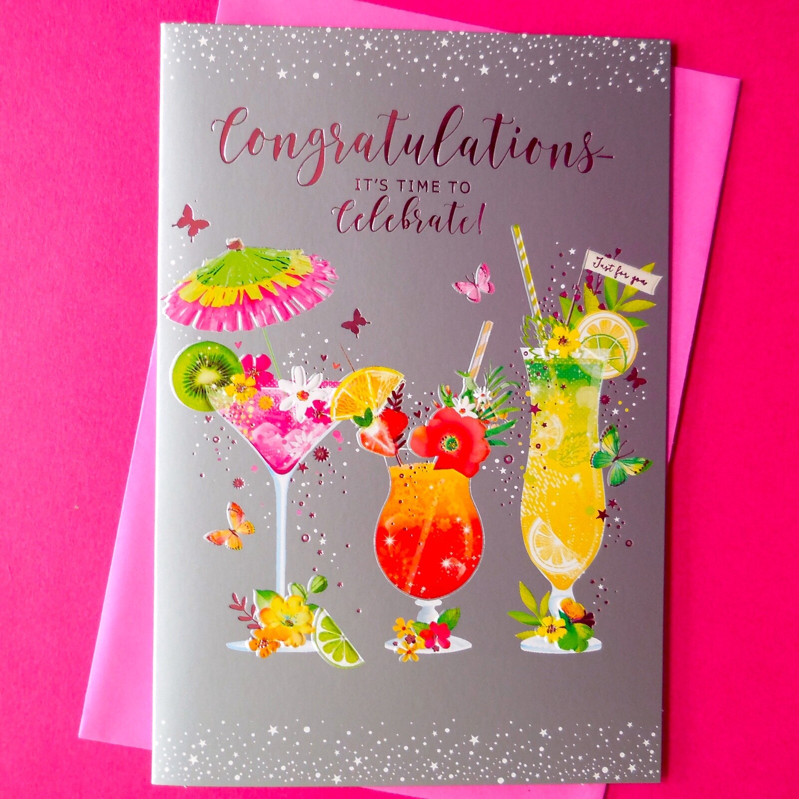 Congratulations Card Celebrate Nationals Highers Exam Results A Levels New Job