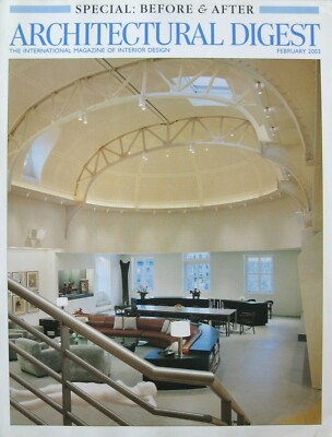 2/03 ARCHITECTURAL DIGEST Before After Arnold Scaasi Palm Beach Prewar Update
