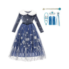 The Ultimate Frozen Gift Set: Elsa Luxury Dress and Accessories