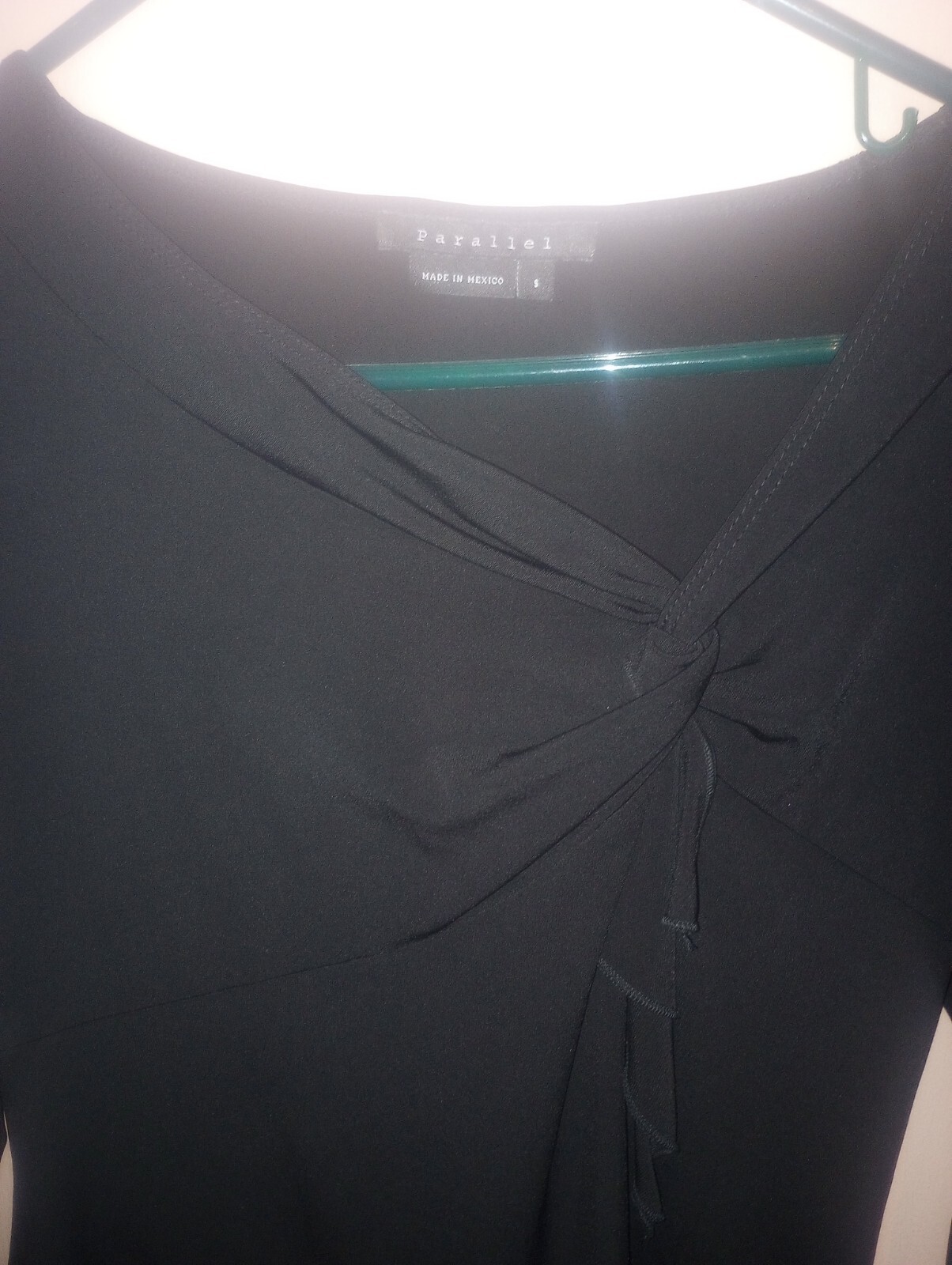 Parallel Black Blouse Small - image 2