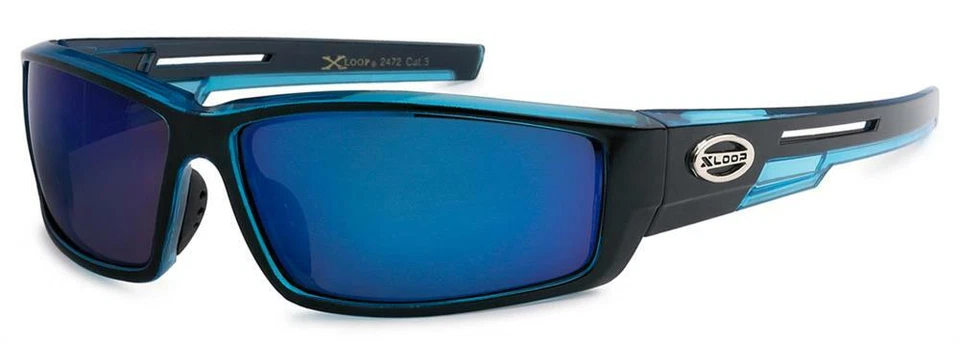 Sports Sunglasses Men Women Lightweight Driving Glasses UV400[Black] - Image 3 of 4