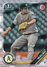 Lot of (100) 2019 Bowman Draft TYLER BAUM 1st Rookie Card #BD-109 Athletics