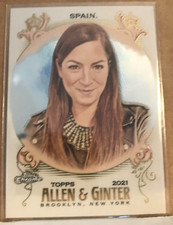 Sarah Spain 2021 Topps Allen & Ginter Chrome Base Refractor Card #206 Reporter!