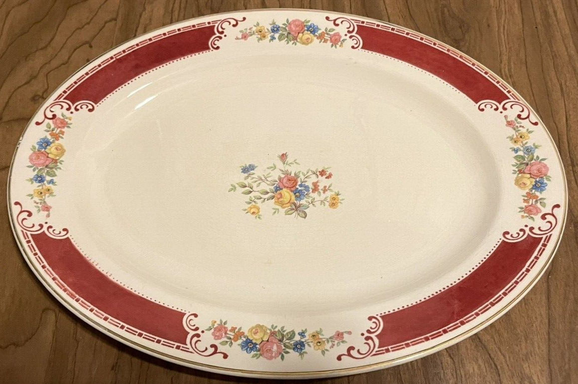 Homer Laughlin Majestic Platter 13 1/2