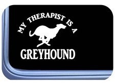 Greyhound Sticker Therapist os 575 vinyl 6" Decal Sticker racer dogracing