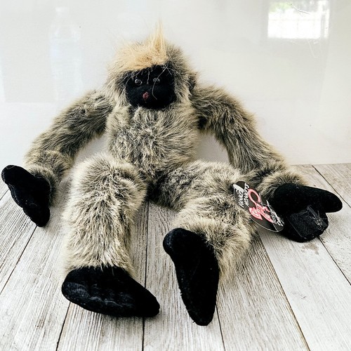 20" Funkee Monkey Super Sam Lemur Long Armed Legged Black Beige Langhaar Fuzz - Bild 17 von 24
