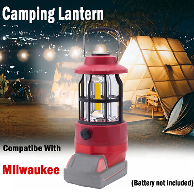 LED Lantern For Milwaukee 18V Li-Ion Battery Hanging Lights for Camping Hiking