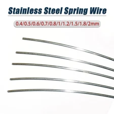 304 Stainless Steel Spring Steel Wire High Tensile Wire Dia 0.4mm-2mm Length 1M