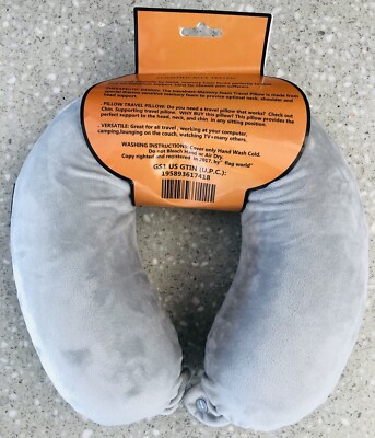 スナップオンSnap-on ネックピロー【BWL6760 PC】 Memory Foam Neck Travel Pillow w/ SnapOn High Density U-Shape