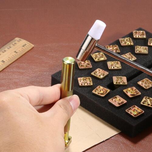 26pcs Steel Printing Punch Alphabet Letter Stamp Set Metal Leather Tools